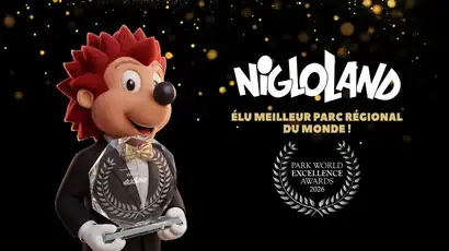 Nigloland élu meilleur parc régional du monde aux Park World Excellence Awards 2026