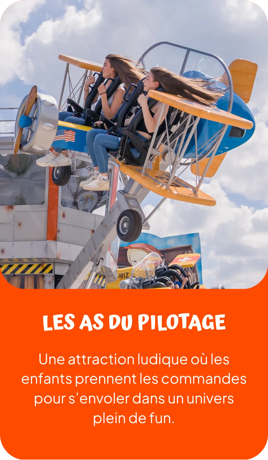 Attraction à sensations au parc Denain Évasion
