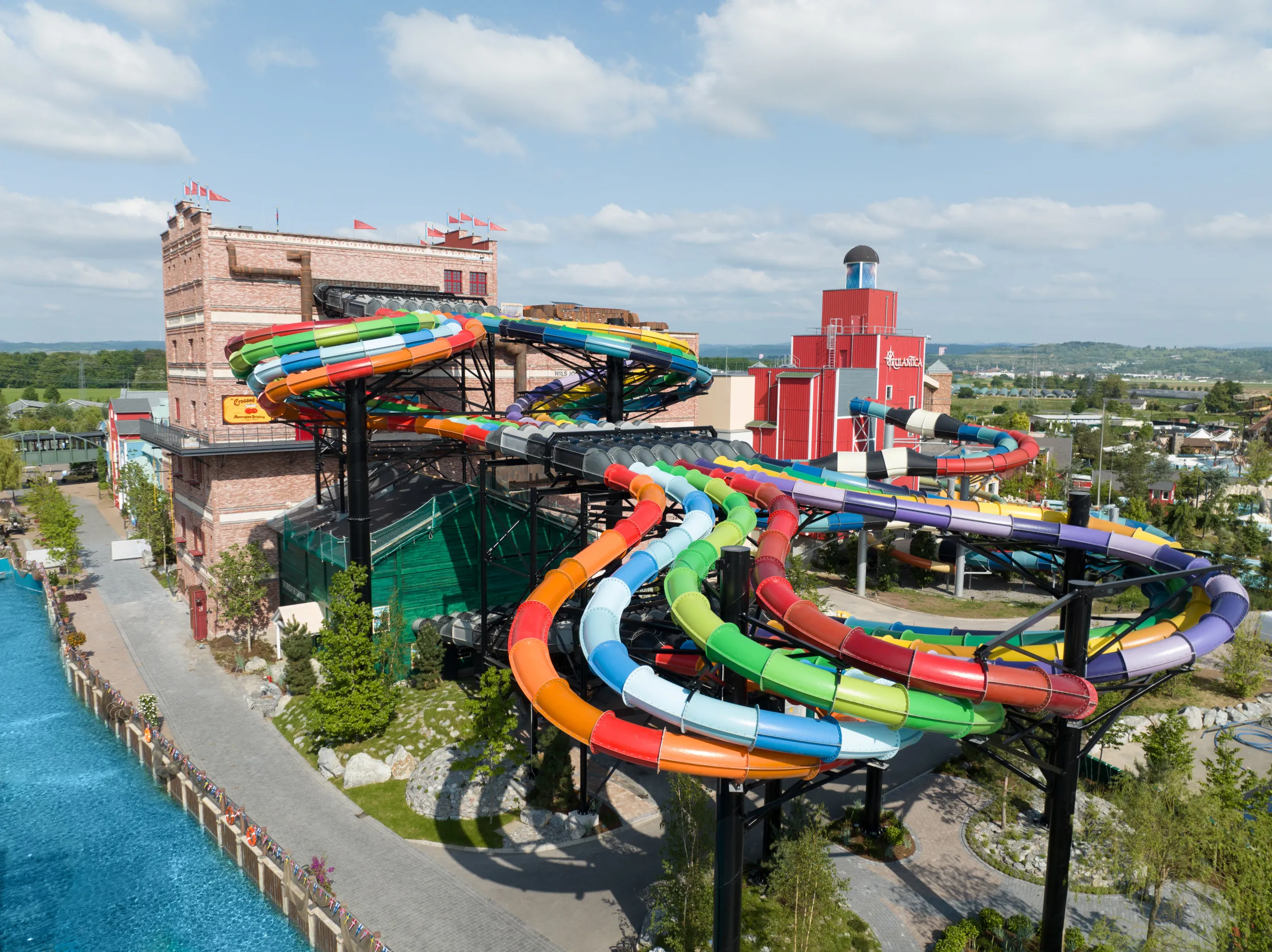 Vue d'ensemble de l'univers aquatique Rulantica – © Europa-Park