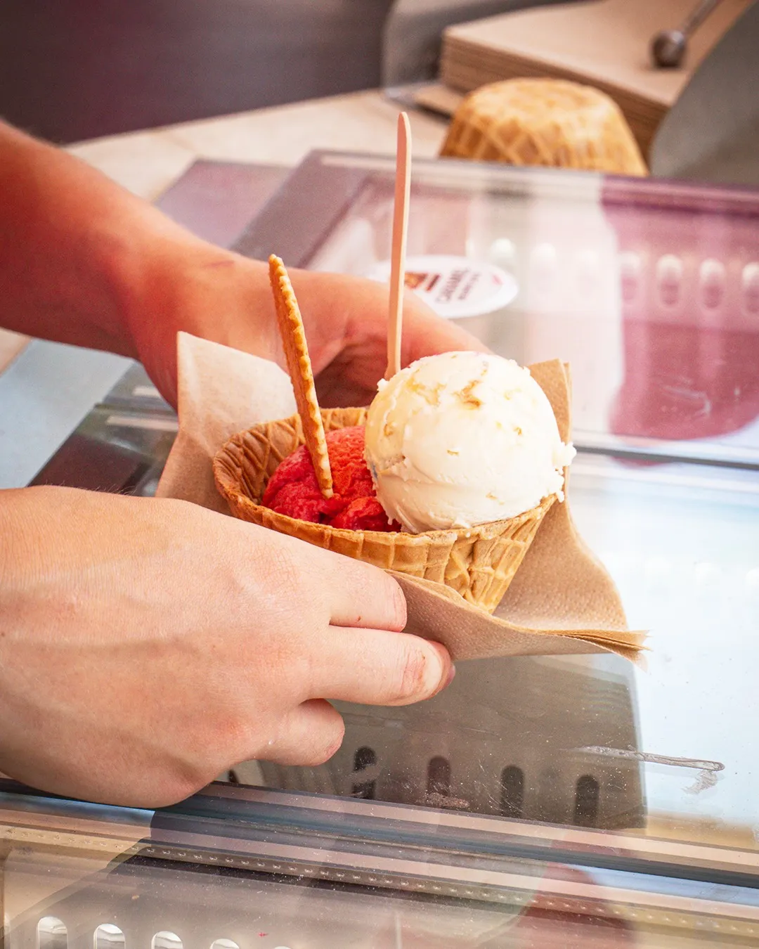 Les glaces de la Confiserie de Niglotte – © Nigloland