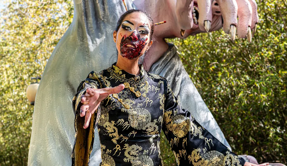 L'empereur maudit de la scare zone La Maldición del Emperador – © PortAventura World