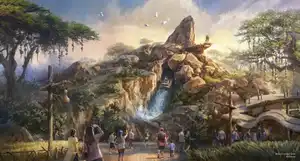 Roi Lion à Disneyland Paris : le chantier de l'attraction aquatique sort de terre