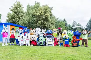 Mascottes de Ravensburger Spieleland — © Ravensburger Spieleland