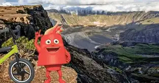 Les Draisiennes de Tambora à Vulcania — © Vulcania