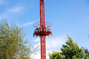 Tour de chute Pistone Tower à Kingoland – © Kingoland