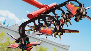 Flying NINJAGO à Legoland Japan — © Legoland Japan