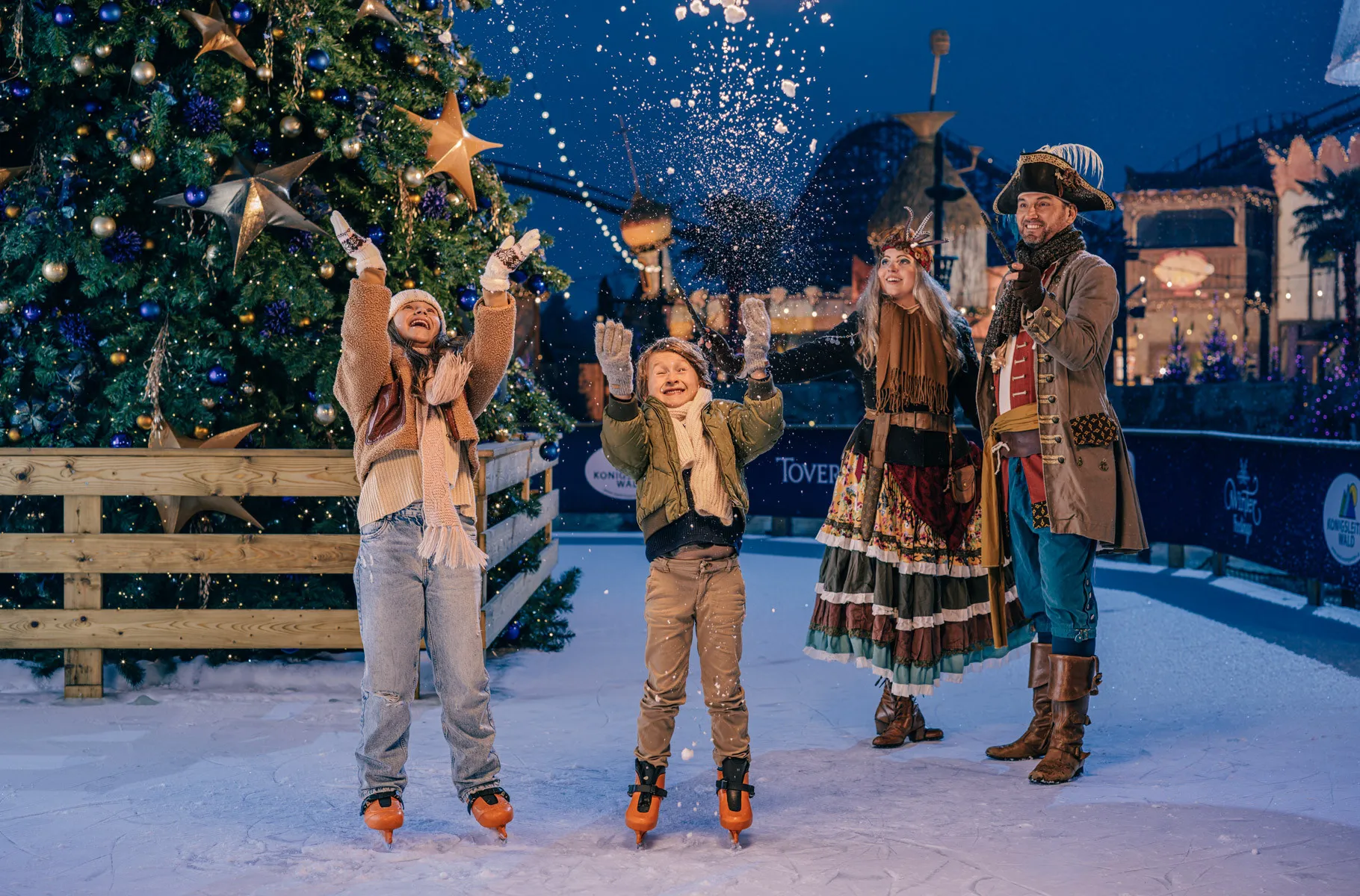 La patinoire de Winter Feelings à Toverland – © Toverland